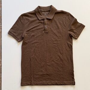 Banana Republic Factory Dark Brown Polo Shirt